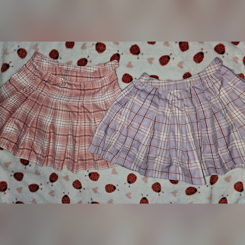 Plaid Mini Skirts